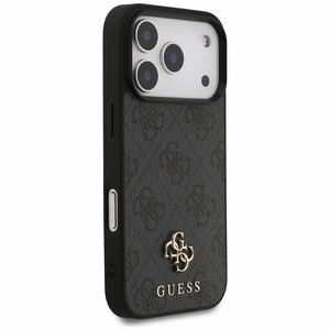 Guess 4G Small Classic Logo MagSafe -suojakuori iPhone 18 Pro / 17 Pro – musta