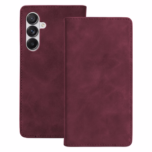 Smart Suede suojakuori Samsung Galaxy A16 5G viininpunainen