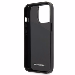 Mercedes Silver Stars Pattern Case for iPhone 13 Pro / iPhone 13 - Black