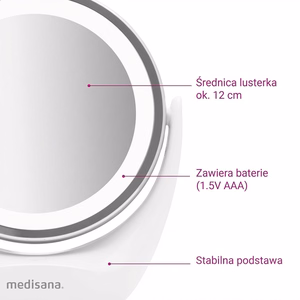 Medisana CM 835 2in1 kosmetiikkapeili LED-valolla