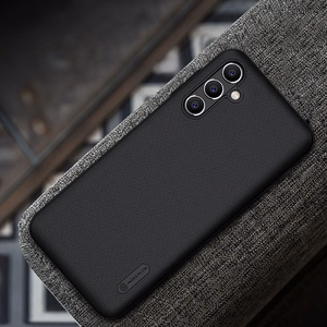Nillkin Super Frosted Shield Suojakuori Samsung Galaxy A14 5G / Galaxy A14:lle musta