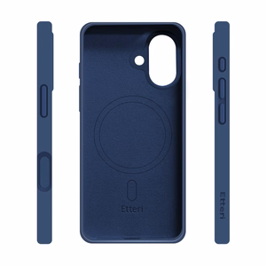 Etteri Silikoninen Mag Suojakuori iPhone 17:lle tummansininen