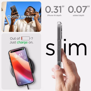 Spigen Ultra Hybrid Mag Suojakuori MagSafella iPhone 16 Pluslle - musta