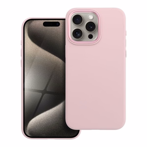 Suojakuori iPhone 15 PRO MAX:lle Forcell F-Protect Frame Premium yhteensopiva MagSafen kanssa vaaleanpunainen