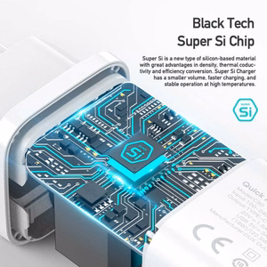 Dux Ducis C80 Super Si seinälaturi - USB + Type-C - PD 30W QC 3.0 18W 3A valkoinen