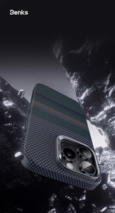 Benks Magnetic Armor Pro Aurora Kevlar 600D -suojakuori (BC66) Iphone 16 Pro Maxille (kameran ohjauspainike)