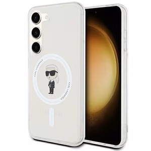 Karl Lagerfeld IML Ikonik MagSafe Suojakuori Samsung Galaxy S23:lle - läpinäkyvä
