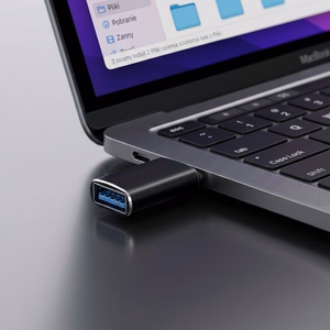 Adapteri USB A 3.0 - Type C Blue Star - musta