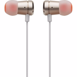 Langalliset kuulokkeet JBL T290 mikrofonilla, Jack 3,5mm, kultaiset