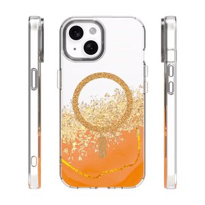 Epoxy Mag suojakuori iPhone 13 / 14 6,1" oranssi