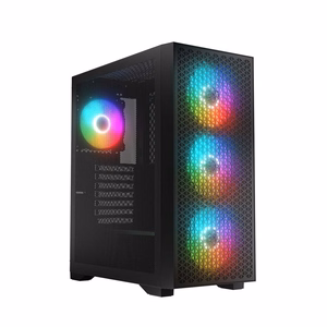 Logic DART PRO ARGB MIDI USB-C -tietokonerunko, musta