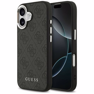 Guess 4G Classic Logo MagSafe -suojakuori iPhone 17 -mallille, musta
