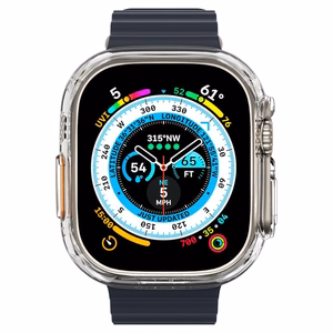 Spigen Thin Fit Suojakuori Apple Watch Ultra 1 / 2 / 3 (49 mm) - Läpinäkyvä