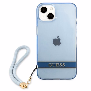 Guess GUHCP13MHTSGSB iPhone 13 6.1 "blue / blue hardcase Translucent Stap