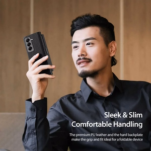 Dux Ducis BRIL suojakuori kynätelineellä Samsung Z Fold SE / W25 musta