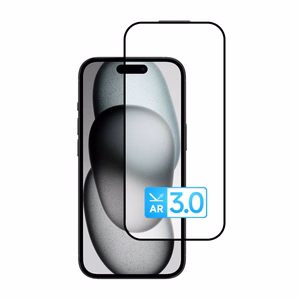 Karkaistu lasi Tel Protect 10X AR 3.0 AntiReflective Titanium Iphone 15