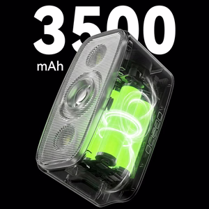 Rockbros QC1200 polkupyörän etuvalo, 1200lm, USB-C – väri: musta