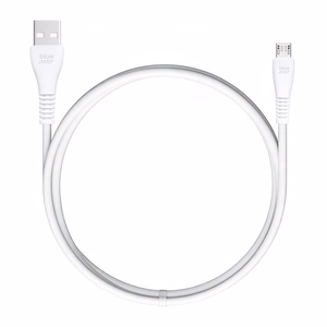 Kaapeli USB A–Micro USB Blue Star 2A 12W 1 m PJ-DG3-A, valkoinen