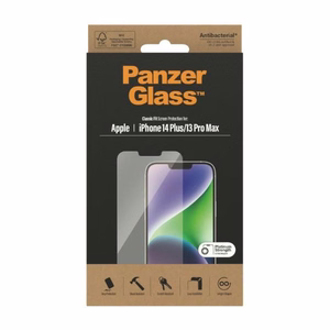 PanzerGlass Classic Fit antibakteerinen suojalasi iPhone 14 Plus / 13 Pro Max