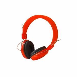 ART johdolliset kuulokkeet Jack 3,5 mm mikrofonilla AP-60A oranssi