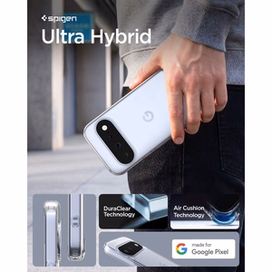 Spigen Ultra Hybrid läpinäkyvä suojakuori Google Pixel 11:lle