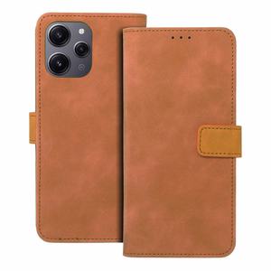 Läppäsuojakuori Xiaomi Redmi 12 4G / 12 5G:lle Tender Book ruskea