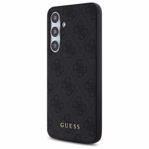 GUESS suojakuori SAMSUNG S24 FE GUHCS24FEG4GFGR (HC PU 4G Metal Logo) harmaa
