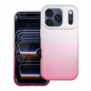 SHINING suojakuori IPHONE 17 Pro läpinäkyvä pinkki