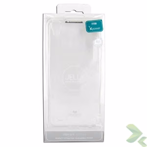 Mercury Transparent Jelly suojakuori LG X Power -laitteelle, läpinäkyvä