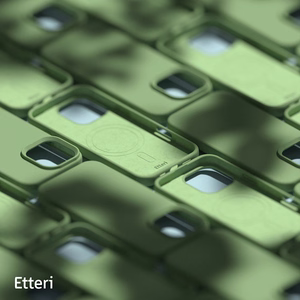 Etteri Silikoninen Mag suojakuori iPhone 16 Pro Max 6,9:lle vaaleanvihreä