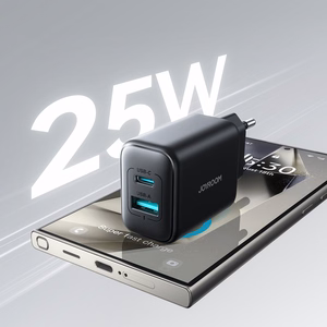 Joyroom JR-TCF13 verkkolaturi USB-C / USB-A 25W SFC / PPS / PD - musta