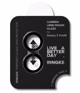 Ringke-kamerakehyksen suoja Samsung Galaxy Z Fold 8:lle, musta, 2 kpl