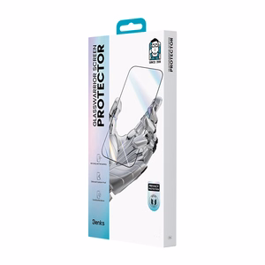 Benks Karkaistu lasi Glass Warrior Privacy iPhone 17/16 Pro:lle musta