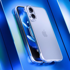 3mk Just20g Clear Case Suojakuori Apple iPhone 16:lle - läpinäkyvä