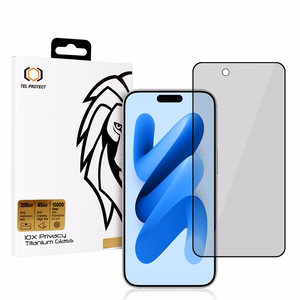 Tempered glass Tel Protect 10X Privacy Titanium for Iphone 17 Air