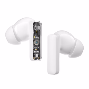 BWOO Bluetooth-kuulokkeet BW40 TWS ANC LCD-näytöllä valkoinen