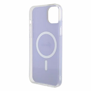 Guess IML Iridescent MagSafe suojakuori iPhone 15 Plus:lle - violetti