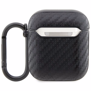 BMW BMA2WMPUCA2 AirPods 1/2 suojus musta/musta Carbon Double Metal Logo