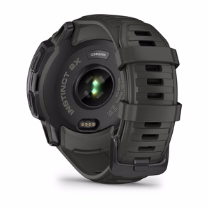 Garmin Instinct 2X Solar digitaalinen GPS-älykello, 2,79 cm (1,1"), MIP, 50 mm, 176 × 176 pikseliä, kosketusnäyttö, grafiitti, satelliitti-GPS