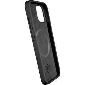 Puro Icon Mag MagSafe Silikoninen Suojakuori iPhone 12 / 12 Prolle - musta