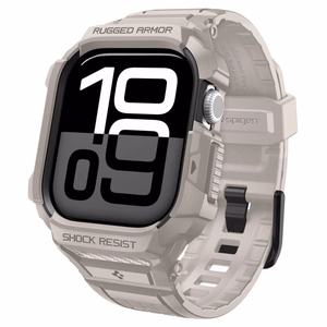 Spigen Rugged Armor Pro V2 Apple Watch 10/11 46mm Dune Beige
