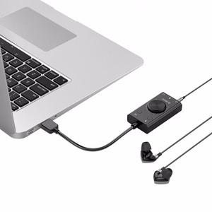 Orico SC2 External Multifunction Sound Card with USB-A - Black