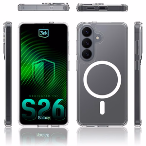 3mk Armor MagCase Samsung Galaxy S26 Pro:lle - Läpinäkyvä