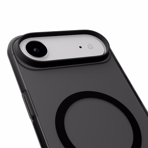Puro Daylight MagSafe-yhteensopiva silikoninen suojakuori iPhone 17 Air:lle - läpikuultava musta