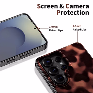 Tech-Protect Lamano MagSafe suojakuori Samsung Galaxy S26 Ultralle - ruskea ja musta