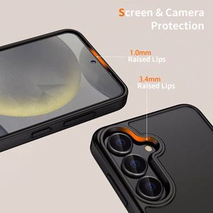 Tech-Protect MagMat Case for Samsung Galaxy S25 Edge - Matte Black