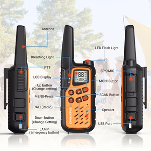 Baofeng BF-T25E -radiopuhelinsetti, 2 kpl, oranssit