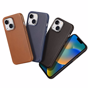 Dux Ducis Napoli iPhone 14 Plus magneettinen nahkakotelo MagSafe ruskea