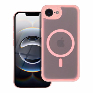 Suojakuori iPhone 12 PRO MAX:lle Full Matte Mag Cover yhteensopiva MagSafe vaaleanpunainen