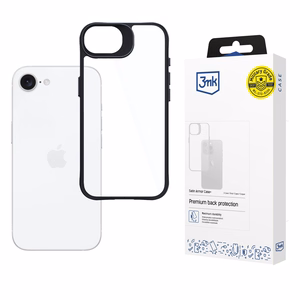 3mk Satin Armor Case+ Apple iPhone 16e / SE 4:lle - läpinäkyvä